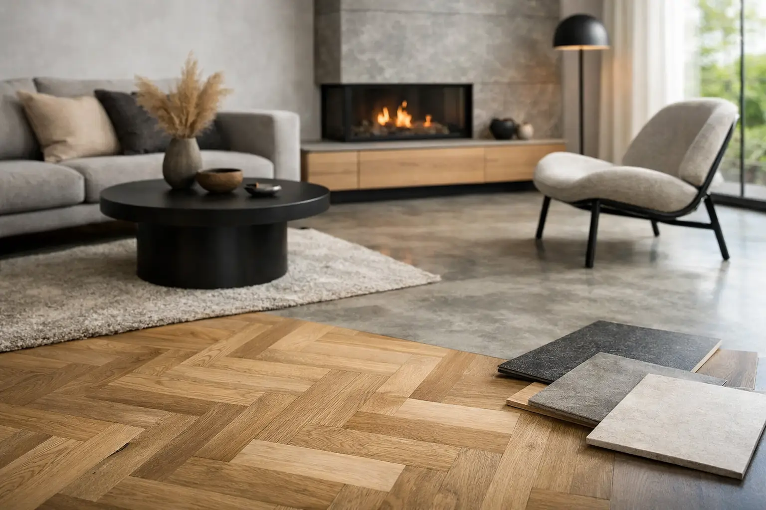Designgulv inspiration til stue