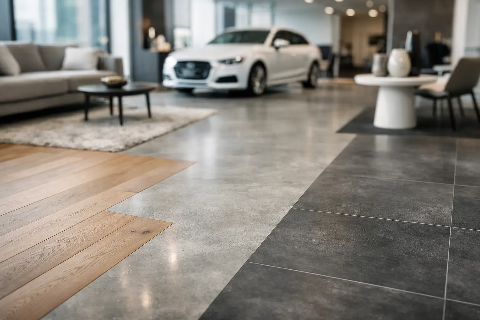 Bedste gulv til showroom - hvad virker bedst?