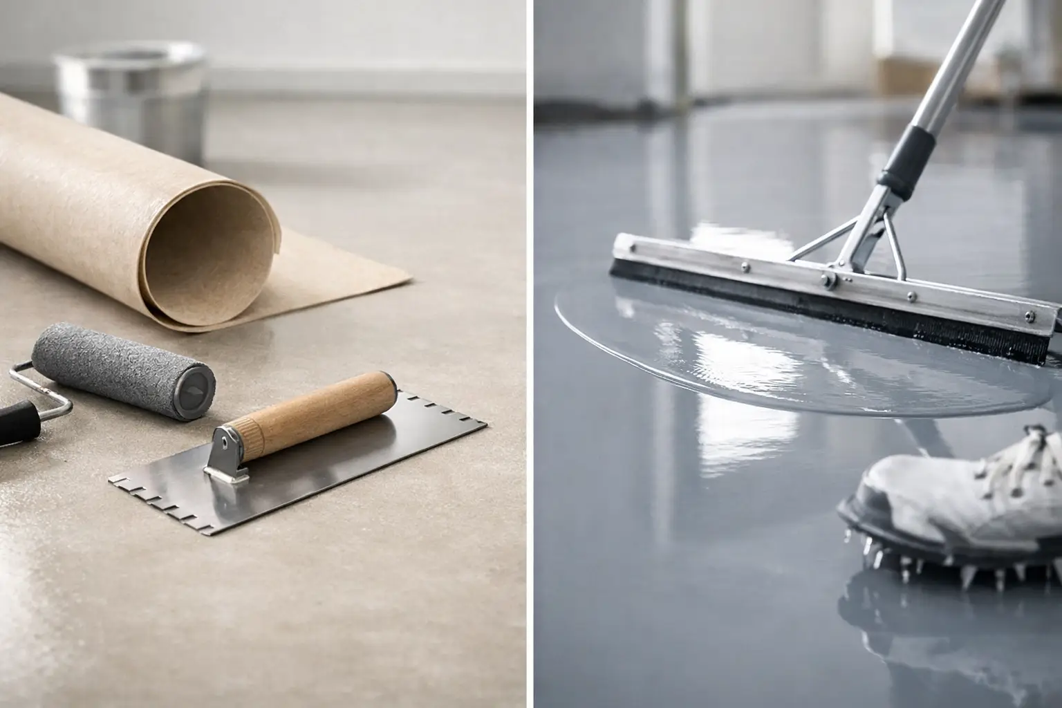 PU gulv eller epoxy - hvad skal du vælge?