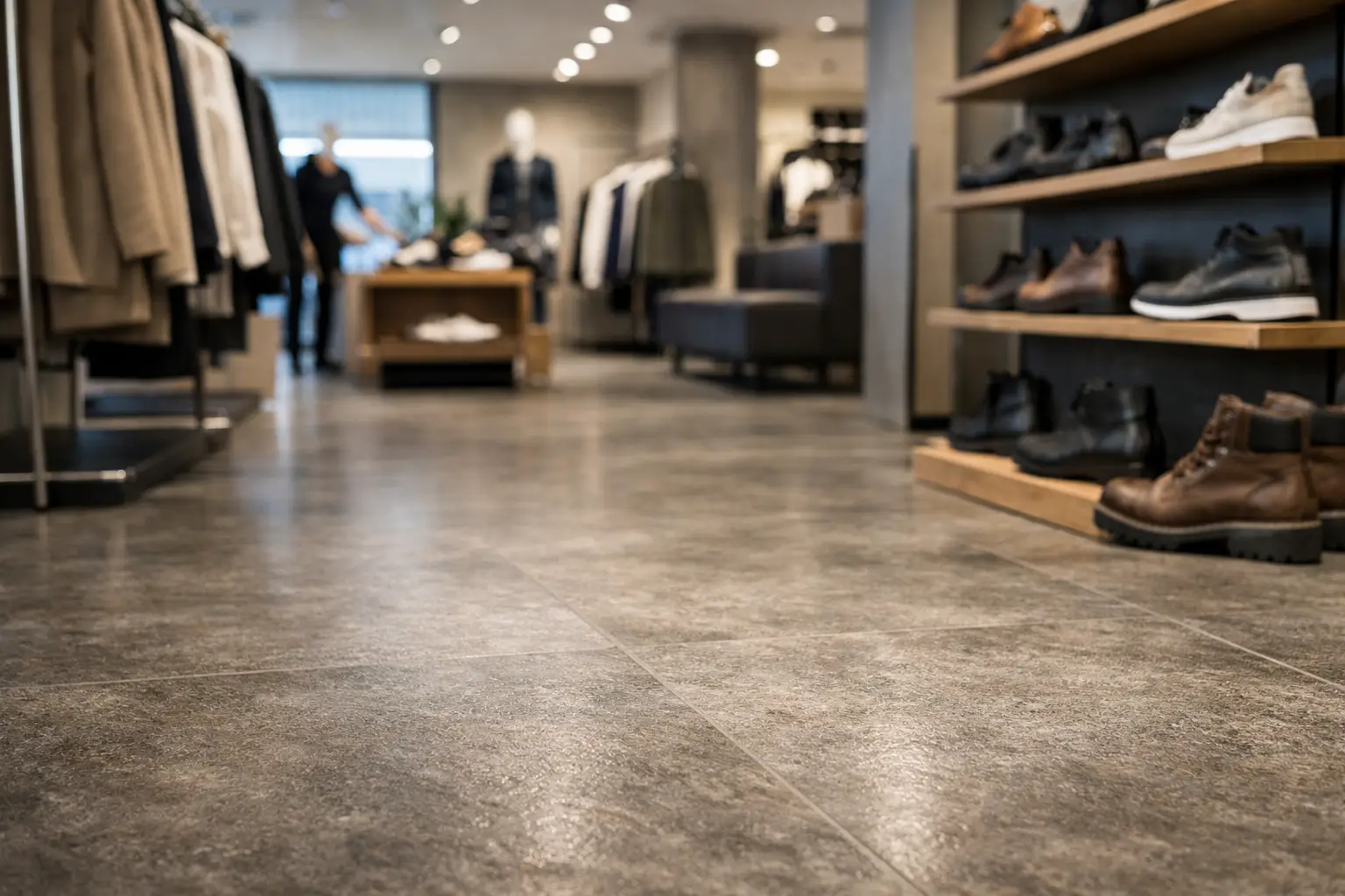 Slidstærkt gulv til butik - vælg rigtigt
