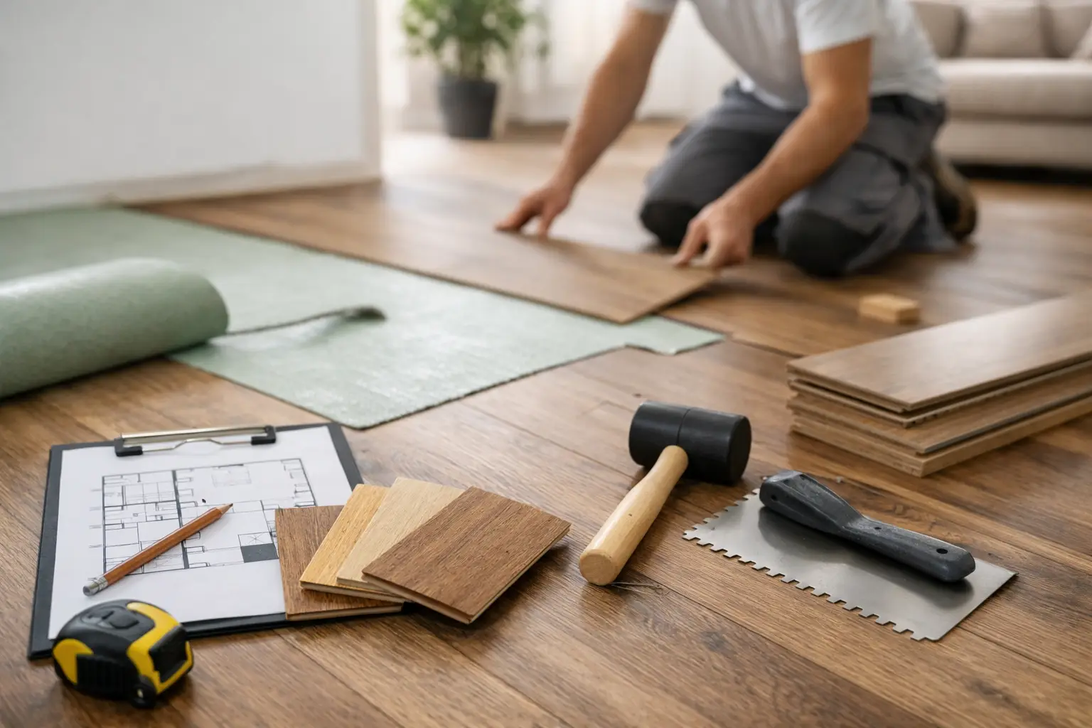 Sådan planlægger du gulvrenovering i boligen