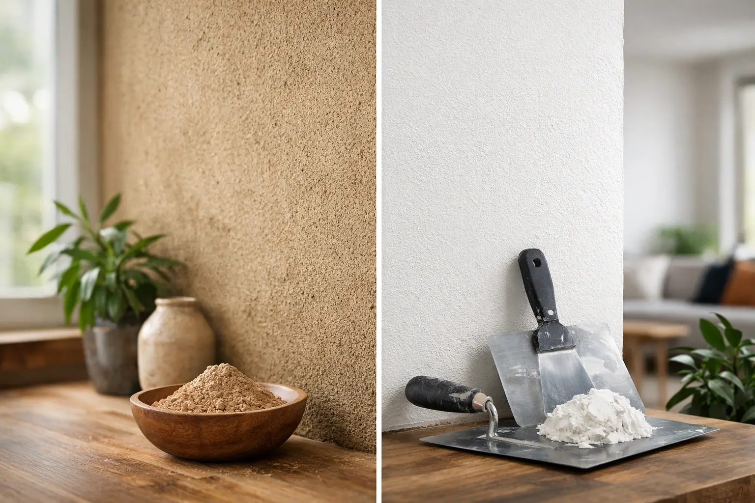 NaturClay vs. spartelvæg: Indeklima i praksis